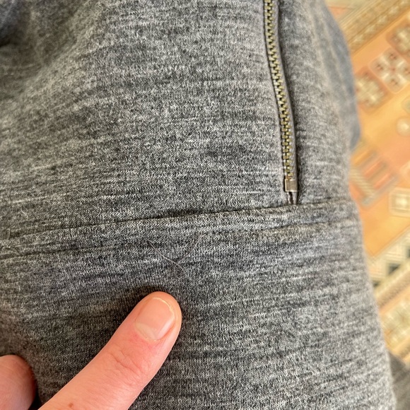 Derik Lam 10 Crosby Sweater dress with leather sleeves - Picture 4 of 6